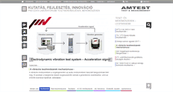 Desktop Screenshot of amtest.hu